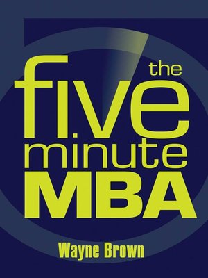 cover image of The Five-Minute MBA
